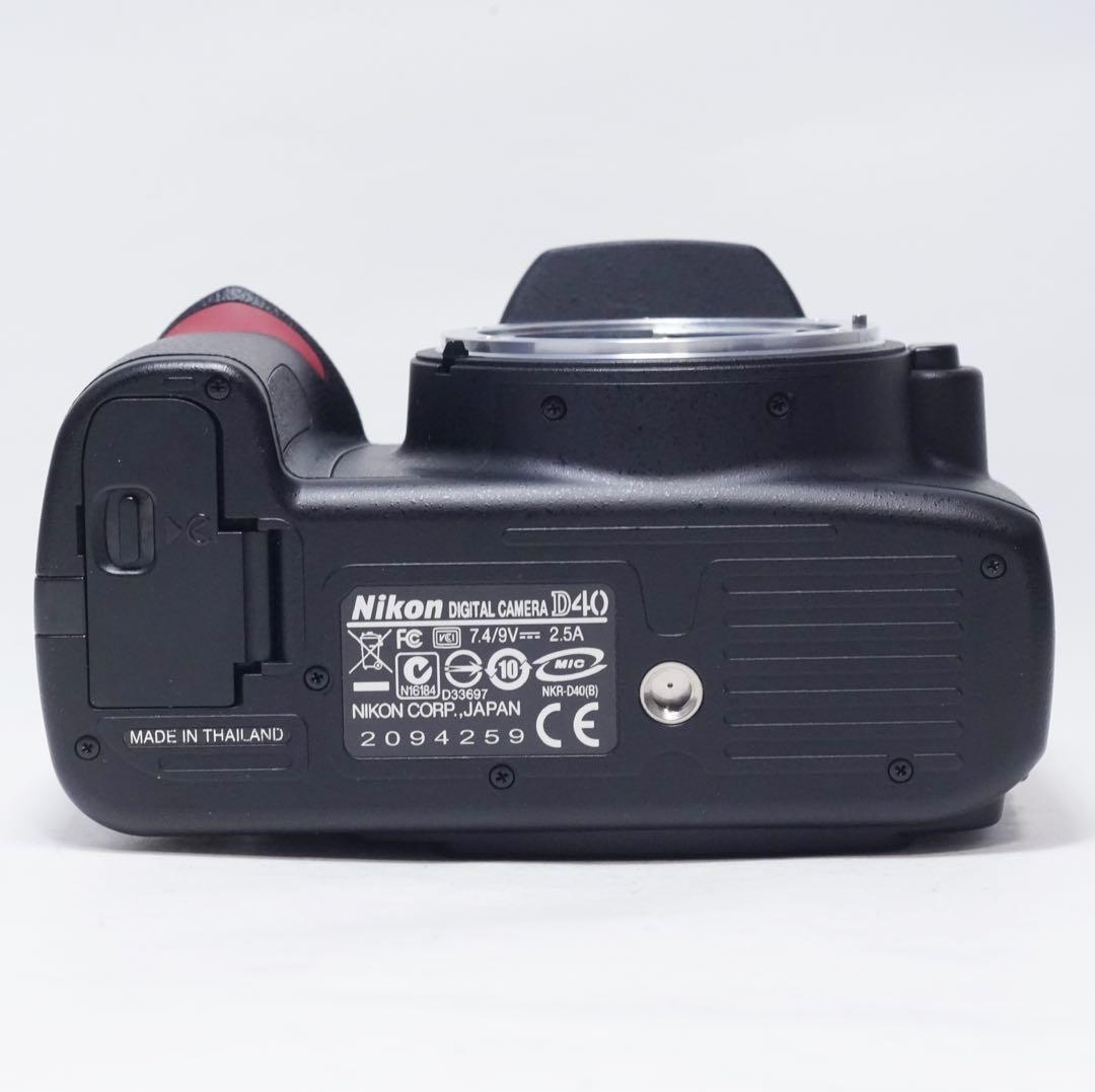 極美品 動作確認済 Nikon D40 ボディ 撮影枚数 738枚