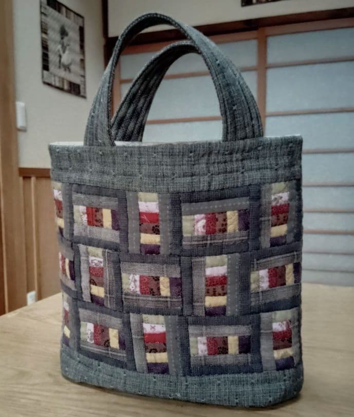 パッチワーク ハンドメイド トートバッグ