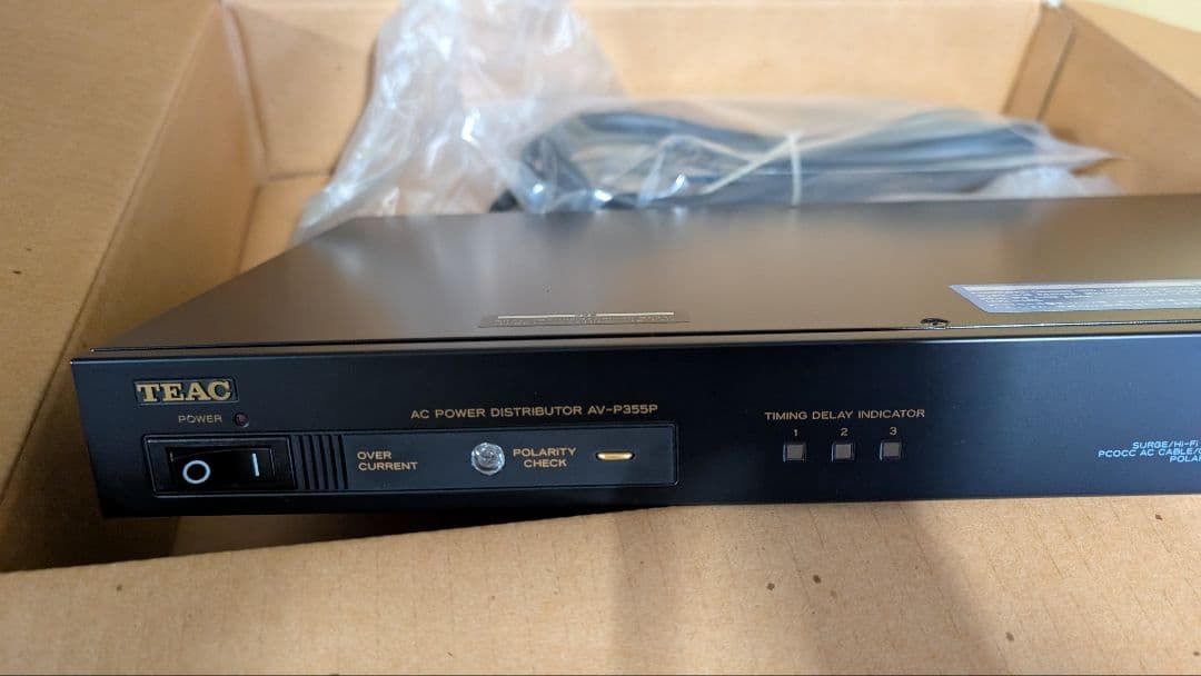 完全未使用　TEAC AV-P355P パワーディストリビューター テアック