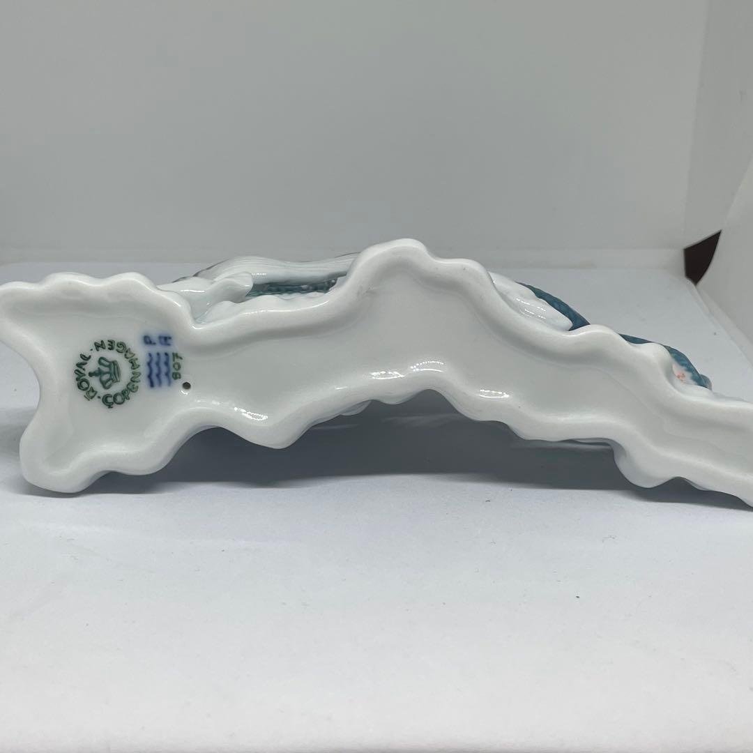 美品　2012 ロイヤルコペンハーゲン 807 陶磁器 翔龍フィギュリン 箱付き