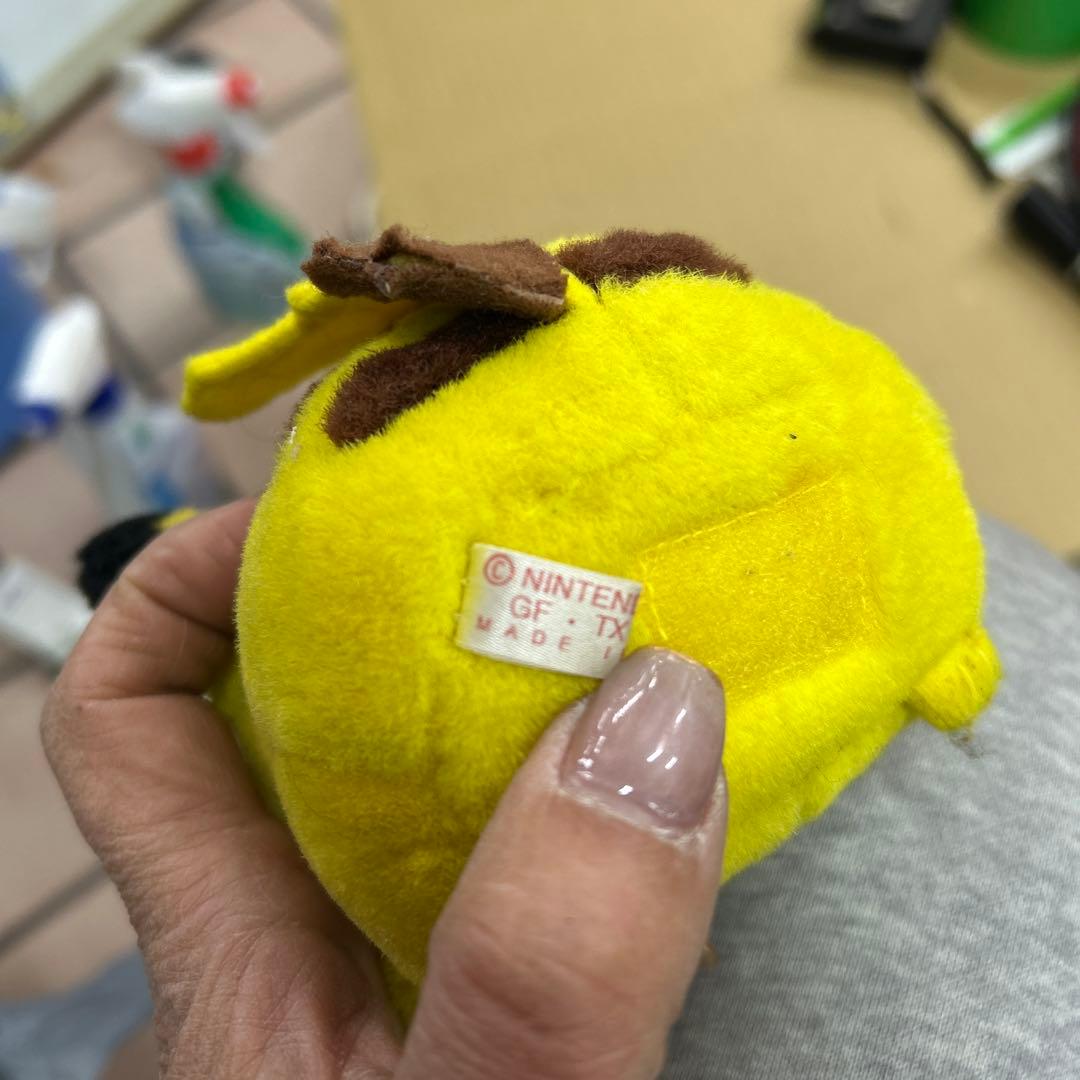 【希少】任天堂初期 ピカチュウ ぬいぐるみ 当時物 レトロ　NINTENDOタグ