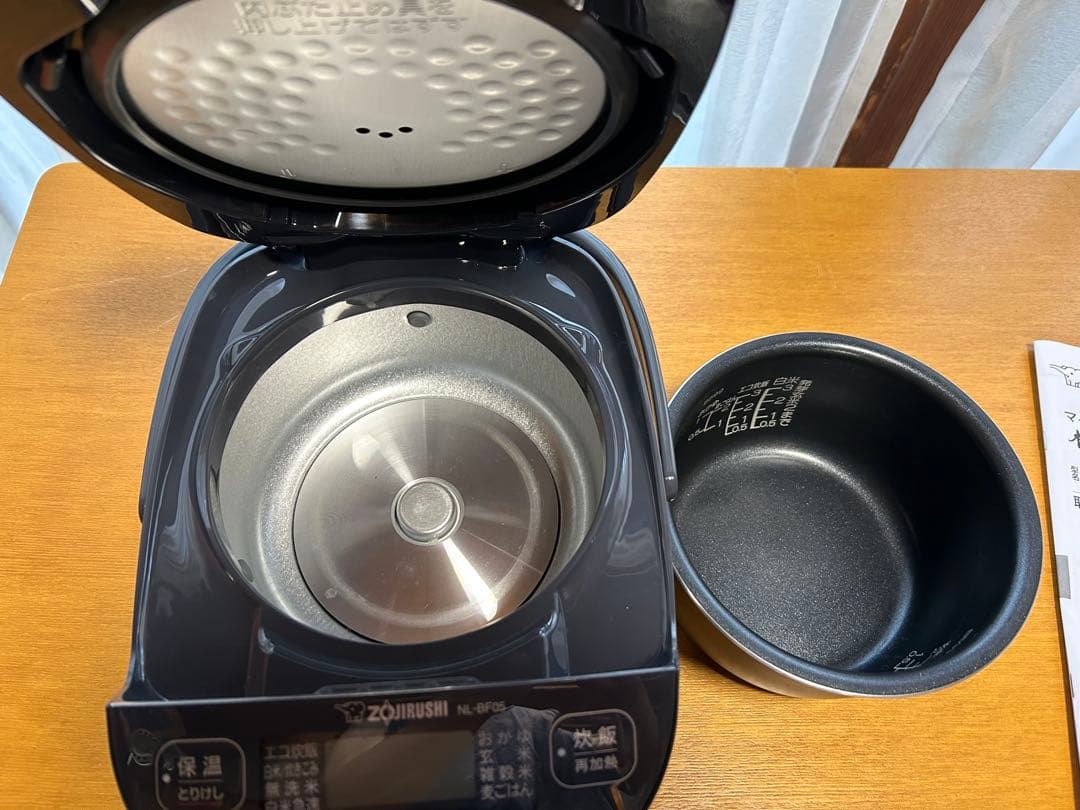 象印 炊飯器 マイコン炊飯ジャー NL-BF05 極め炊き 3合炊き 保証書有り