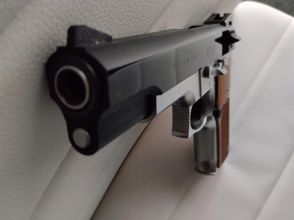 【現状品】MGC S&W M745DA 固定スライド式