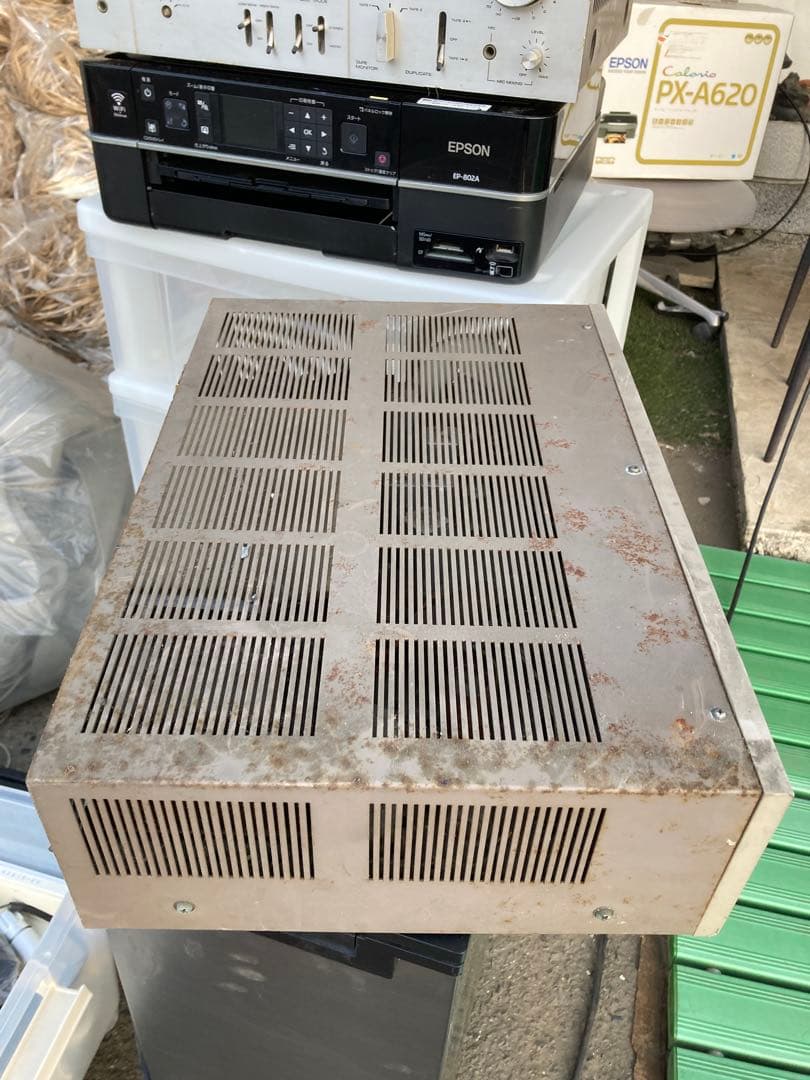 ビクターAST-10真空管式ラジオチューナー シルバーパーツ取りに
