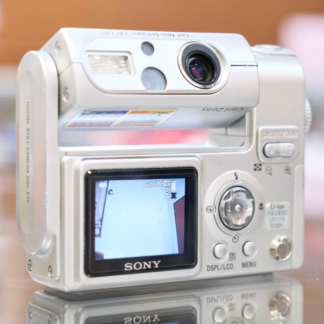名機 動作品 SONY Cyber−Shot DSC-F77 平成レトロ Y2K