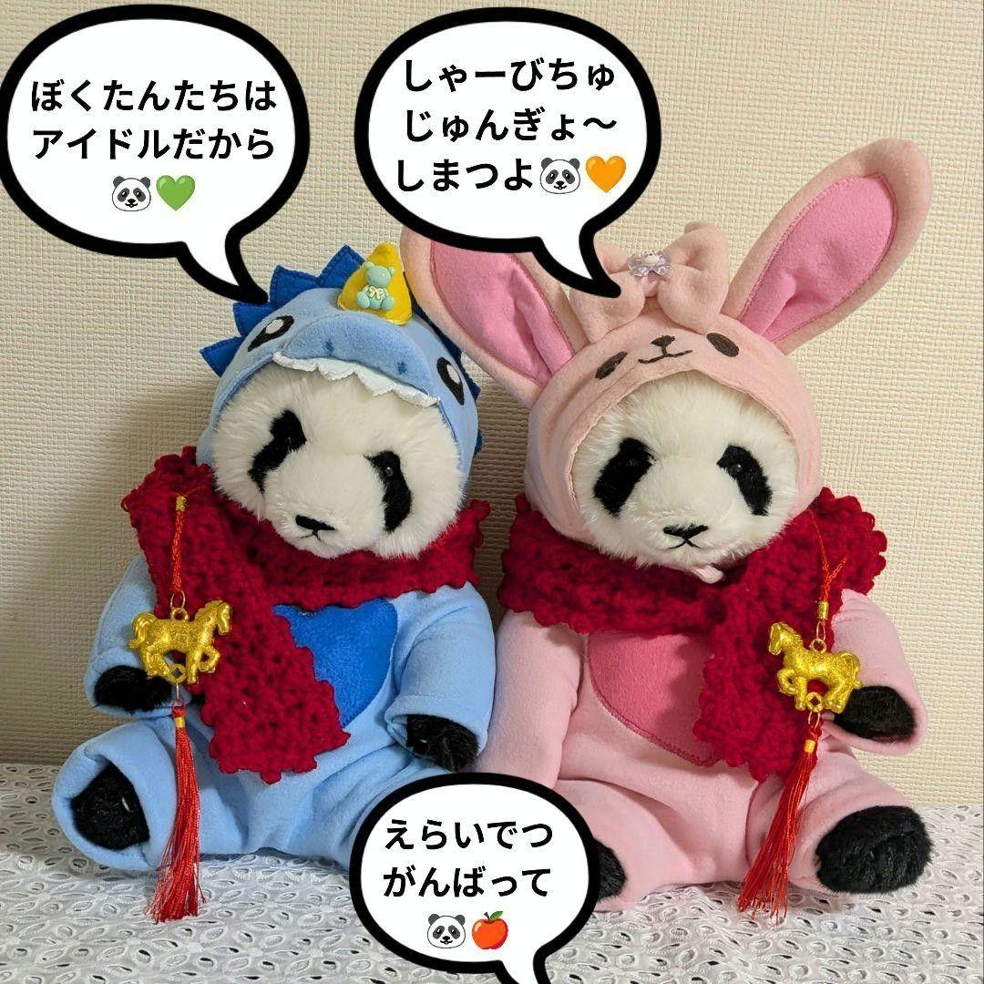 【シャンシャン様オーダー】だっこシャオレイ♡怪獣うさぎ変身コスチュームセット