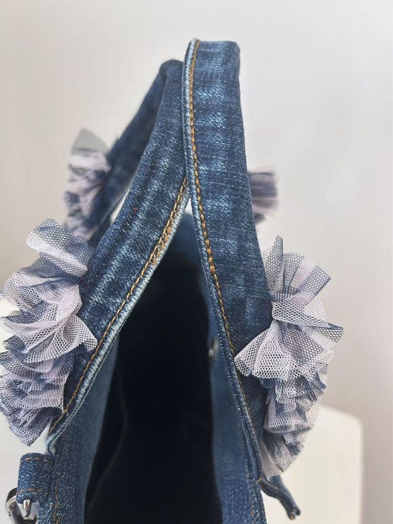 デニムリメイク　デニム/トート/ショルダーバッグ　ハンドメイド