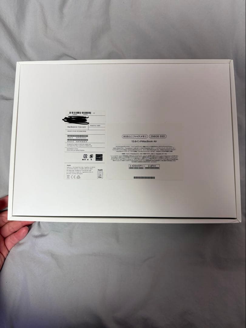 美品 MacBook Air M2 13.6インチ8GB 256GBミッドナイト