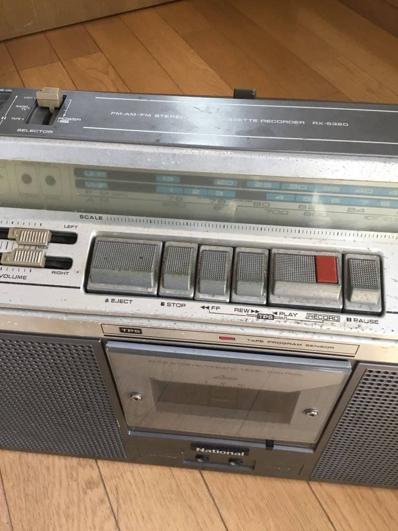 National RX-5320 ラジカセ　ジャンク品　部品取り　レストア