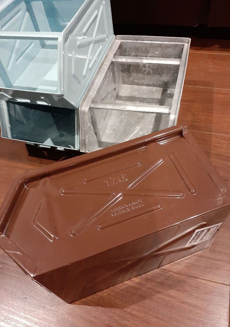Dulton パーツストッカー ４セット (ライトブルー2・ブラウン・シルバー)