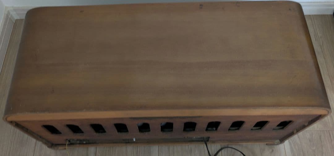 昭和レトロ　三菱　真空管ラジオ　ジャンク品
