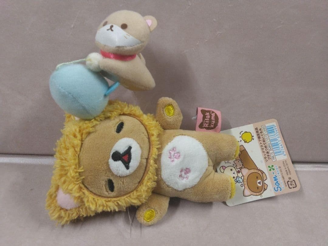リラックマ 06キイロイトリとおもちゃ と　プチあつめてぬいぐるみ