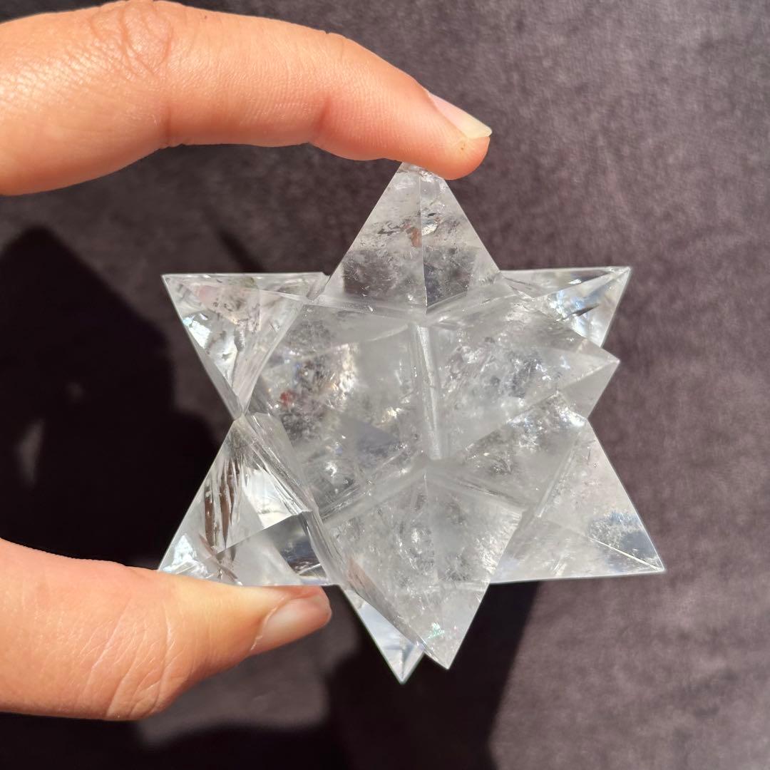 水晶 アステロイド マカバ スター A