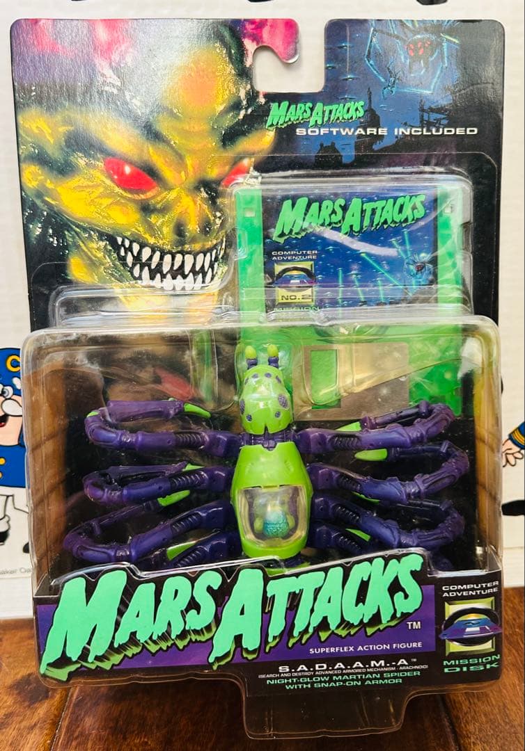 96'Mars Attacks! マーズ・アタック!Topps版フィギュア×3
