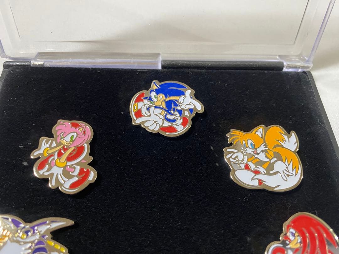 ソニックアドベンチャー ピンバッジセット SEGA 当時物 公式 SONIC