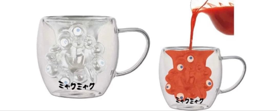 ミャクミャク　ダブルウォールグラス　新品未使用