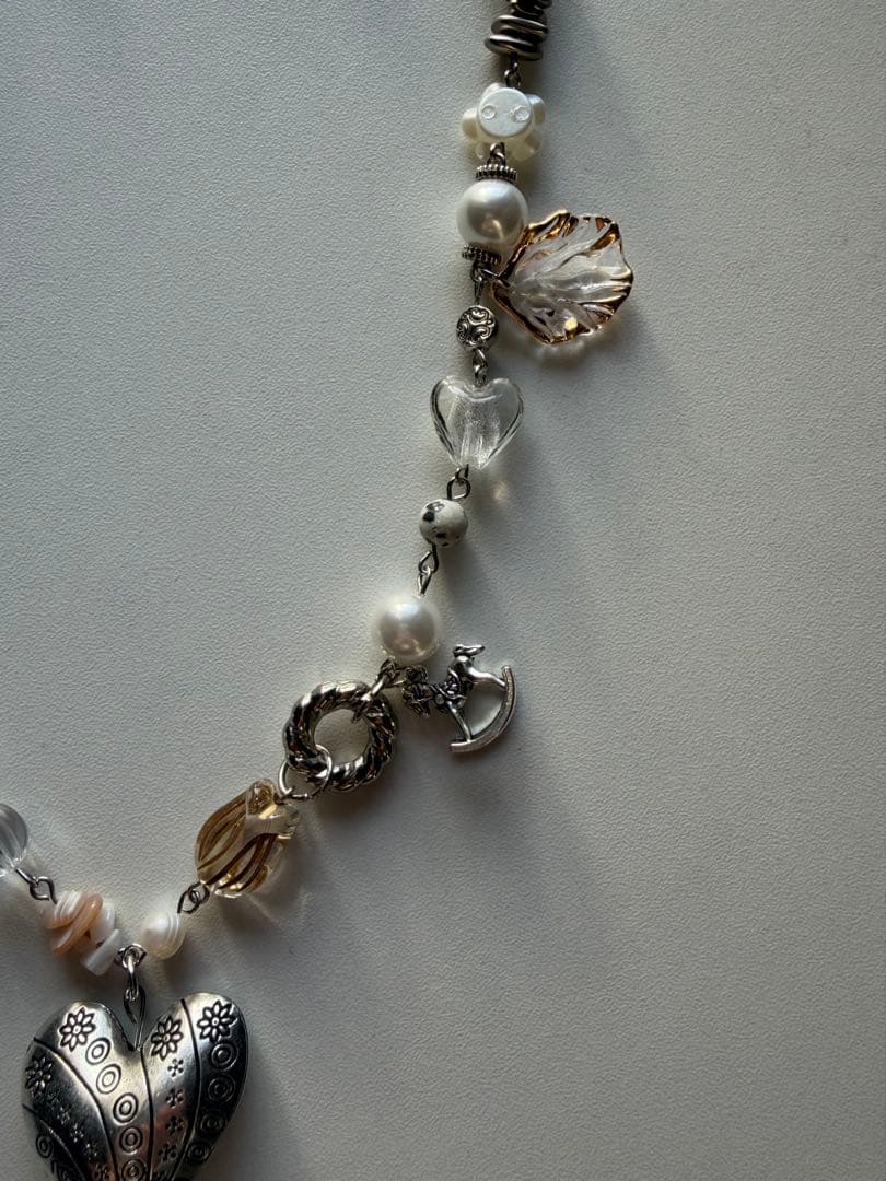 ネックレス・ペンダント No.15 youphoria necklace -silver heart-
