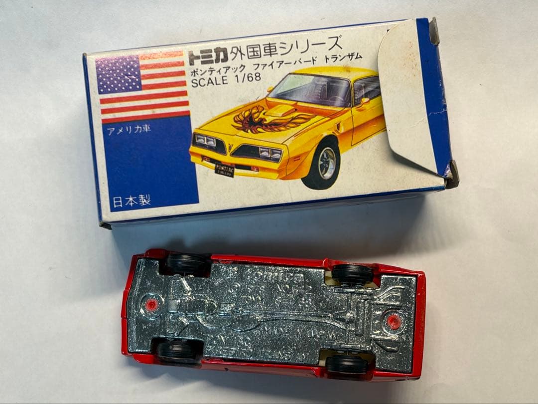 トミカ 日本製 ポンティアック ファイアーバード アメリカンハイウェイ 美品