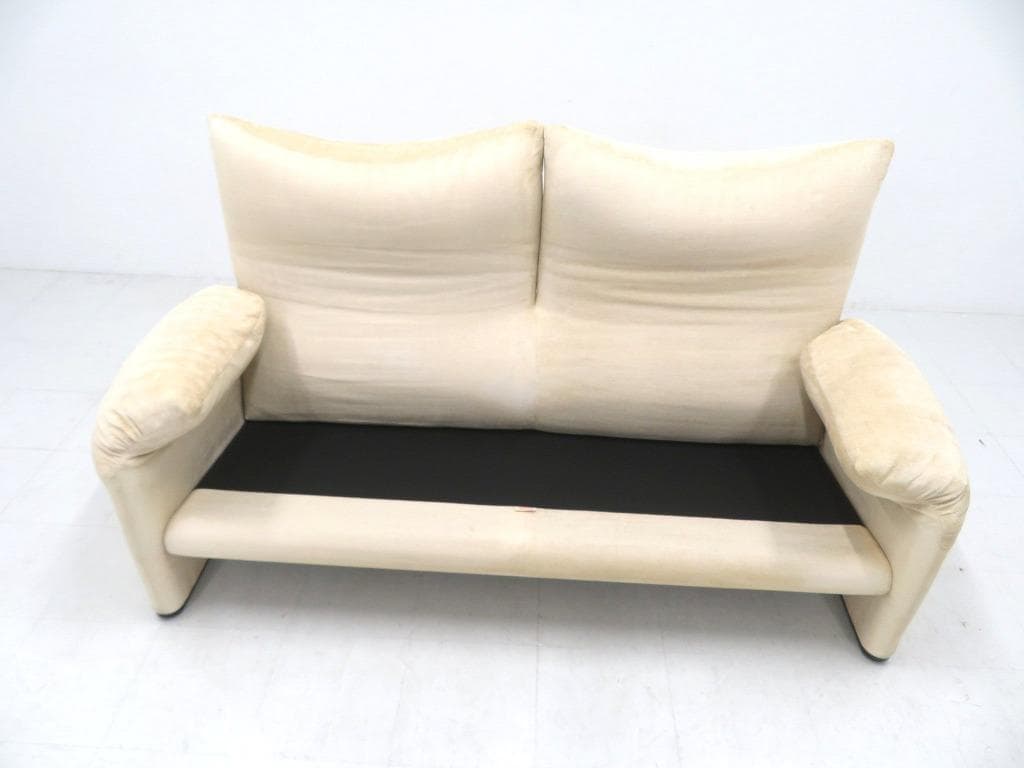 展示品　カッシーナ　マラルンガ　2人掛けソファ　ワイドラブソファ　ラブソファ