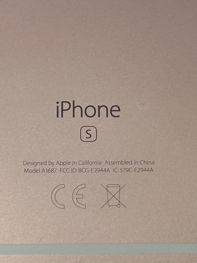 Apple iPhone 6s ローズゴールド　128GB 美品　SIMフリー
