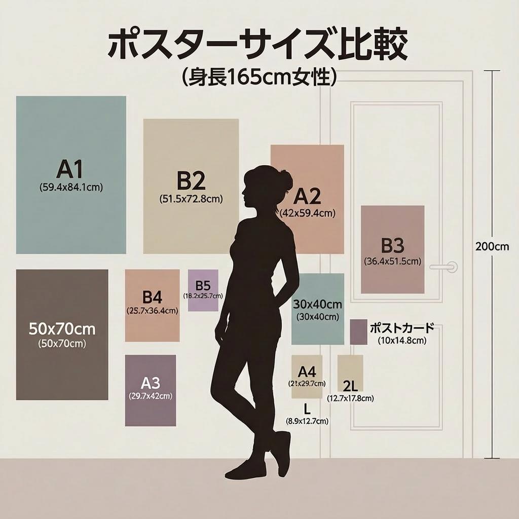 91 ●バウハウスポスターA1　選べるサイズ 和モダン　防水ポスター