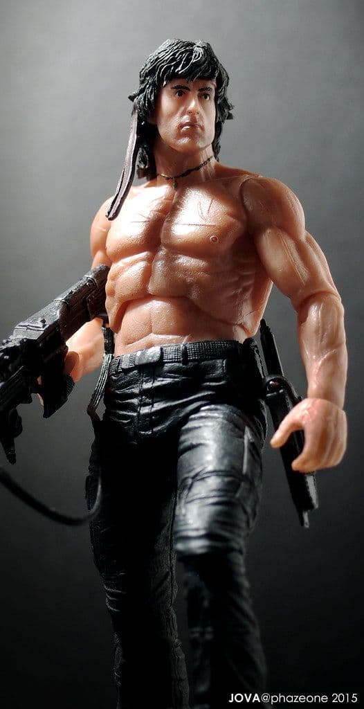 最終値下げ！新品　NECA コンベンション限定品　ジョン・ランボー フィギュア