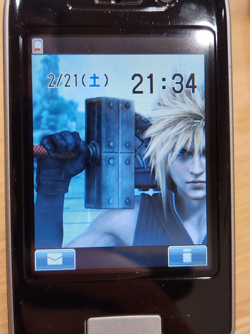 【希少】ドコモ　FOMA P900iV クラウドブラック　美品　FF7AC