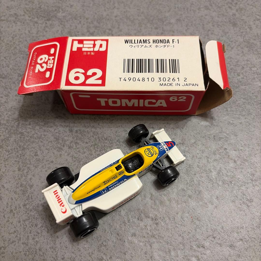 トミカ 62 ウィリアムズ ホンダ F-1 日本製