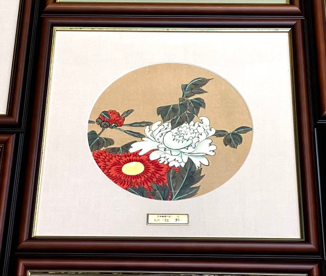 伊藤若沖 画譜 花十二ヶ月 コレクション