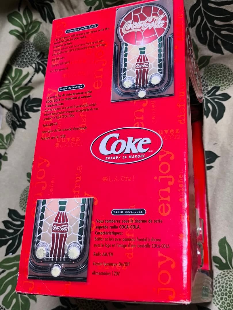 コカ・コーラ ステンドグラス ラジオ
