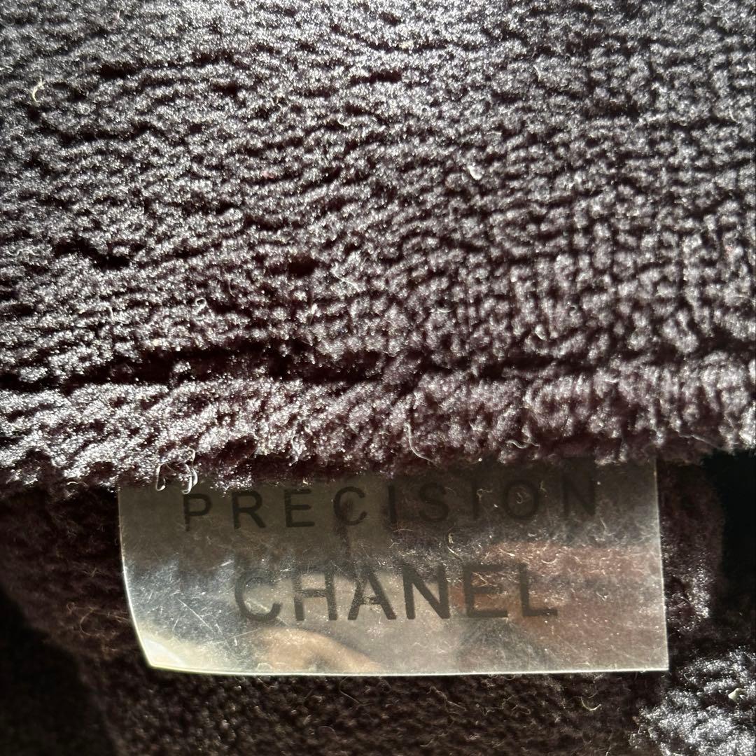CHANEL ノベルティショルダーバッグ ココマーク ブラック パイル素材