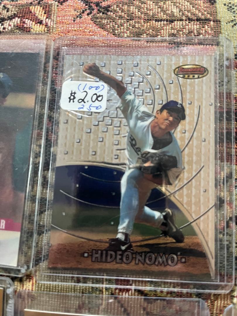 野茂英雄　ドジャース　野球カード