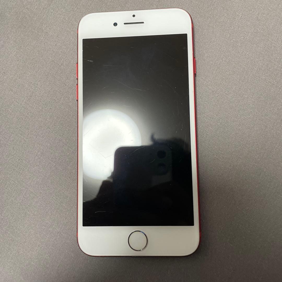 Apple iPhone 7 (レッド) ケース付き