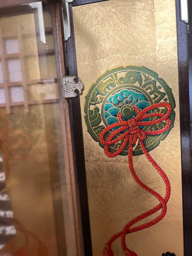 美品　五月人形　はまゆみと武士人形のセット