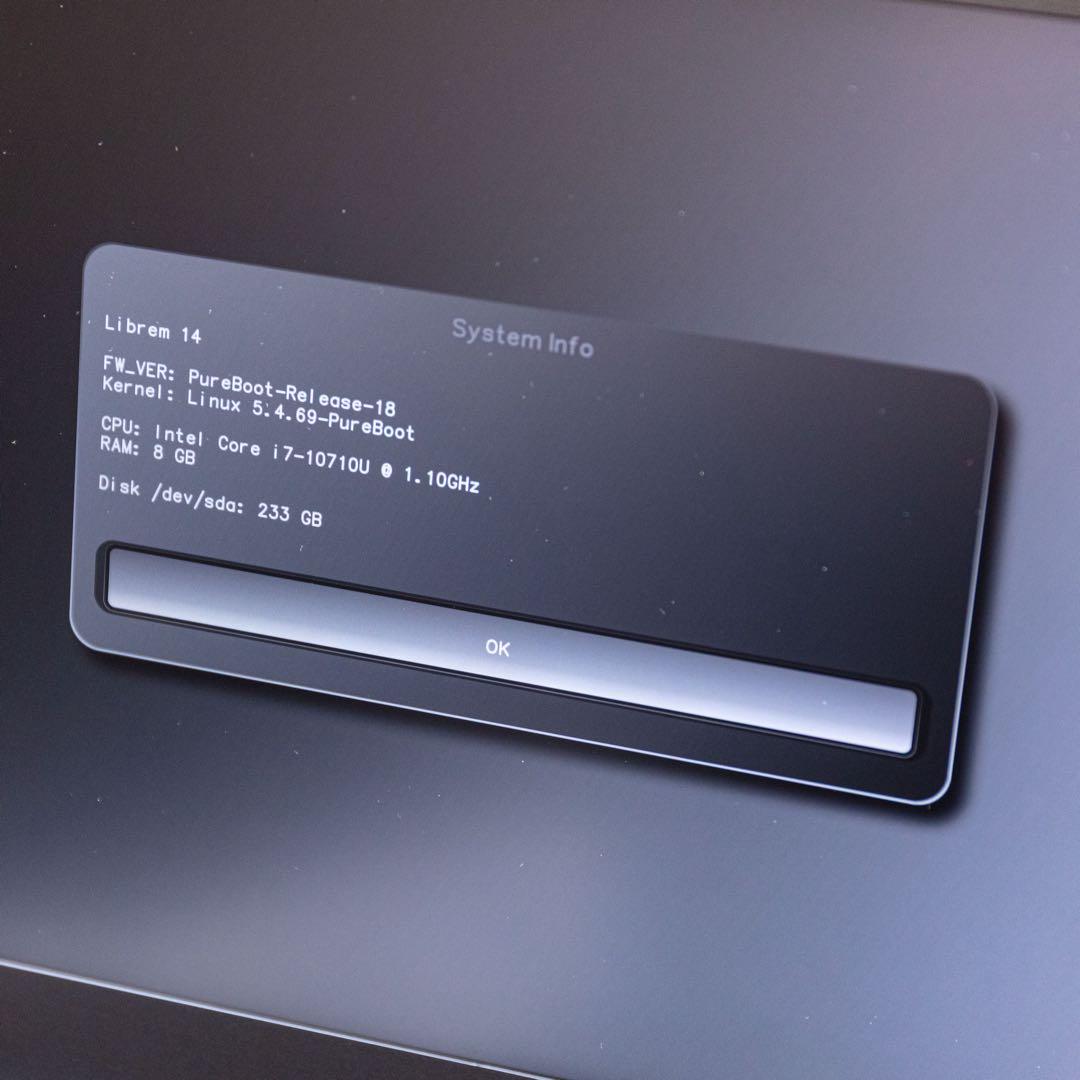 Purism Librem14 i7 希少 プライバシー特化