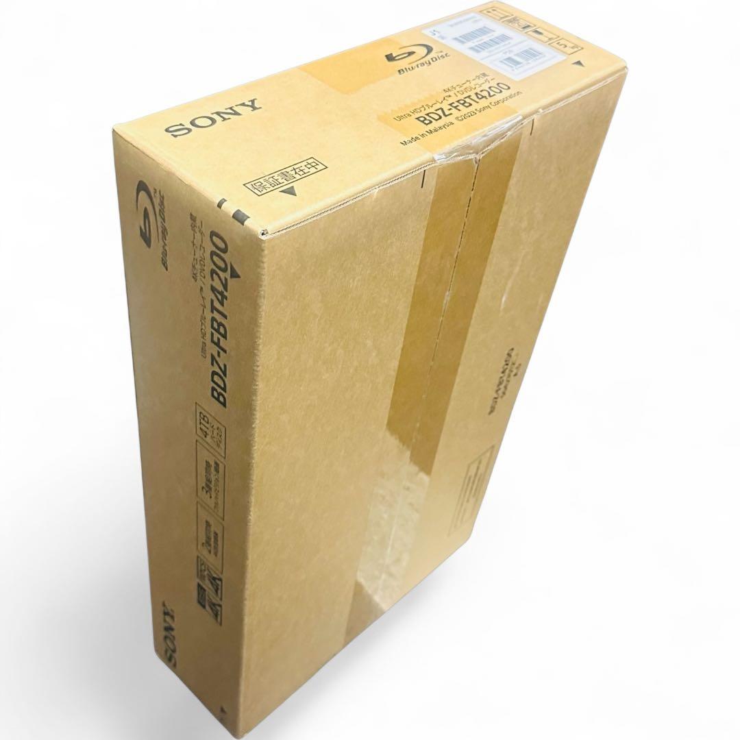 新品未開封 SONY ソニー ブルーレイレコーダー BDZ-FBT4200