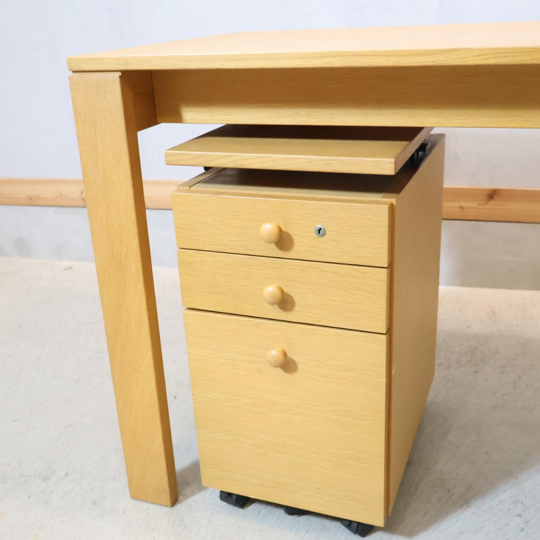 karimoku カリモク家具 SS4438 オーク材 ユーティリティ 机 PC