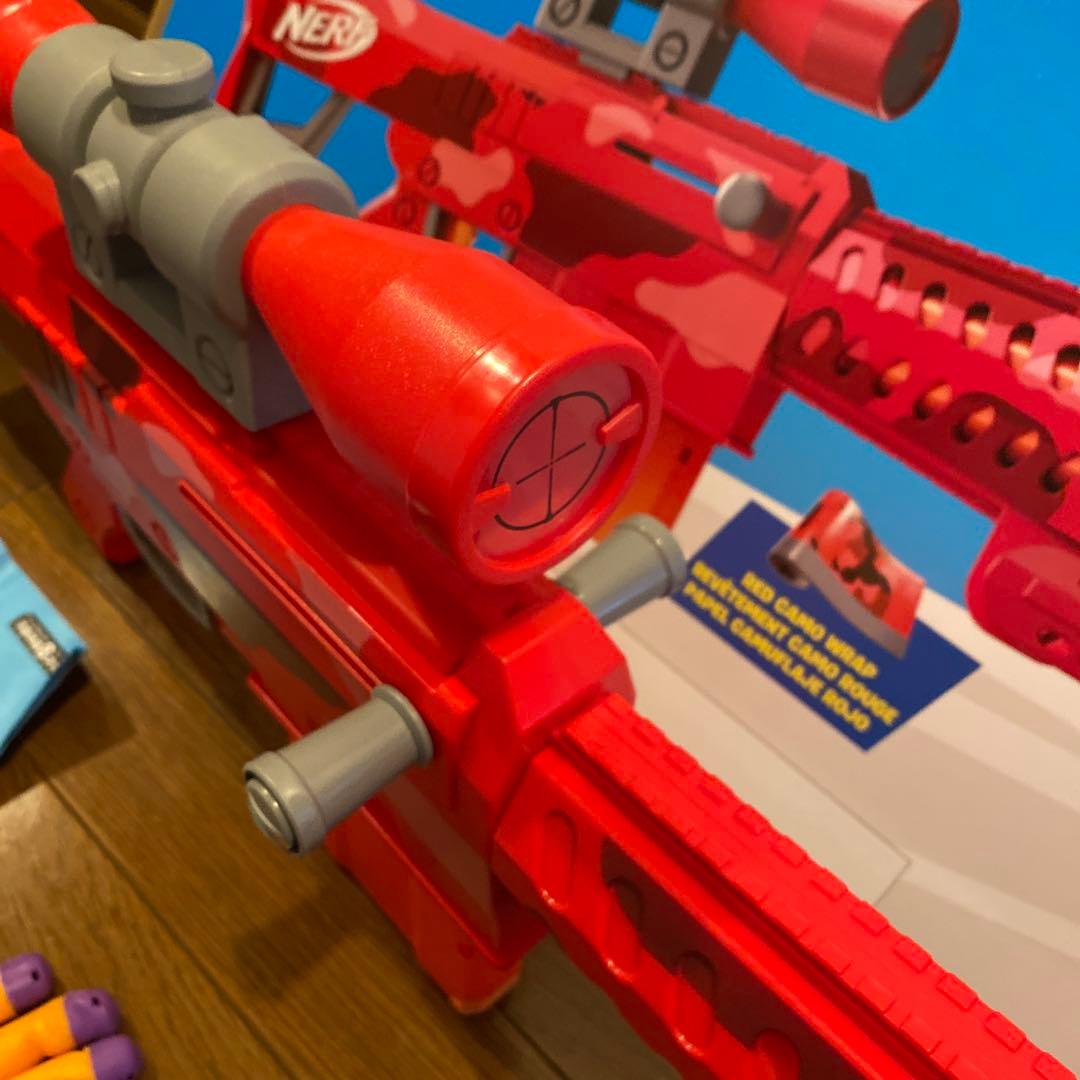 NERF FORTNITE HEAVY SR トイガン　説明書、箱、ダーツ付き