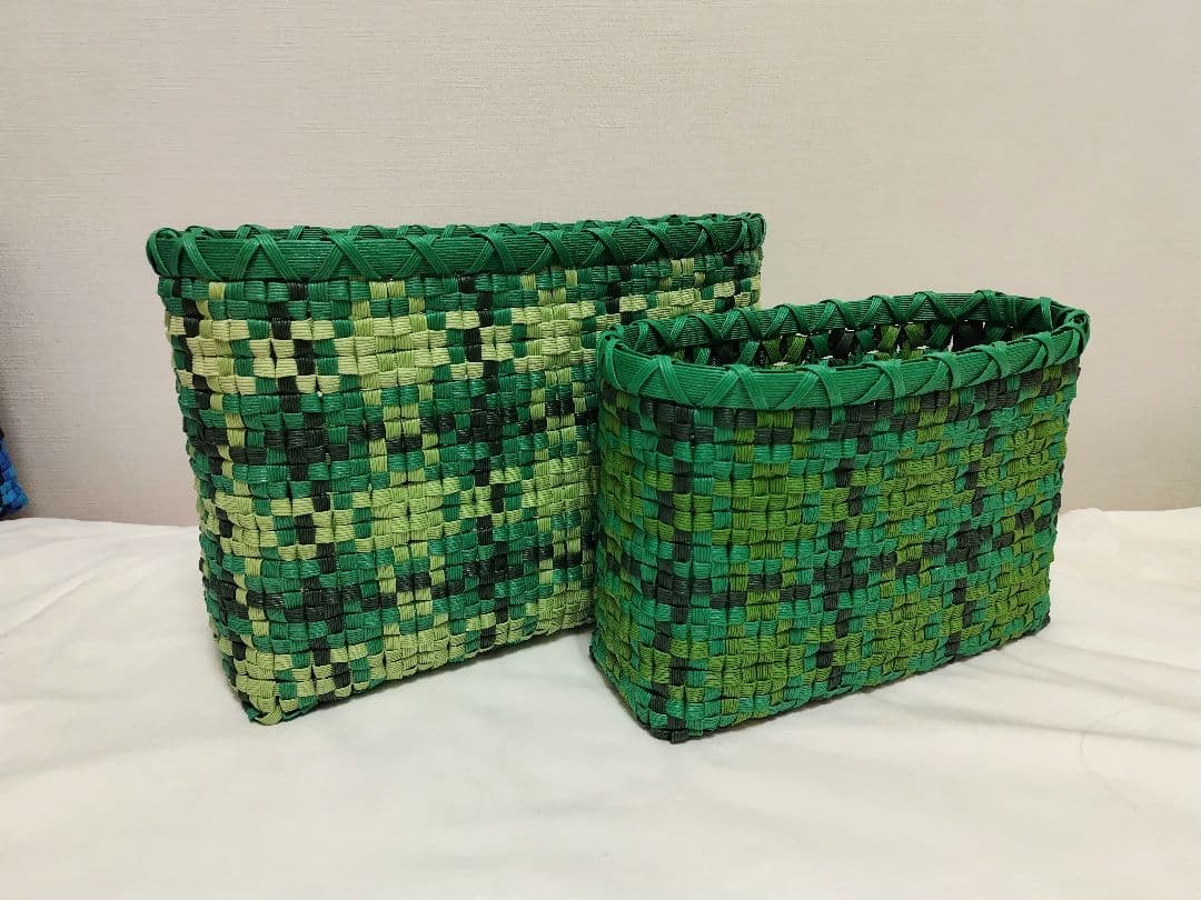 ちかこ！クラフトかごバッグ 大6個+小6個 計12個