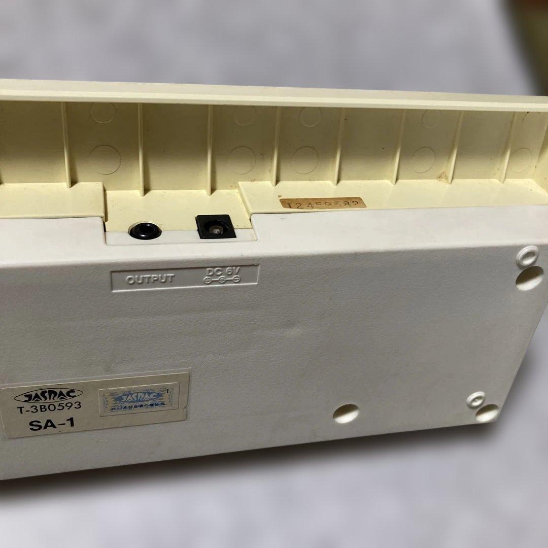経年品　CASIO SA-1 TONE BANKキーボード 稼働確認済み