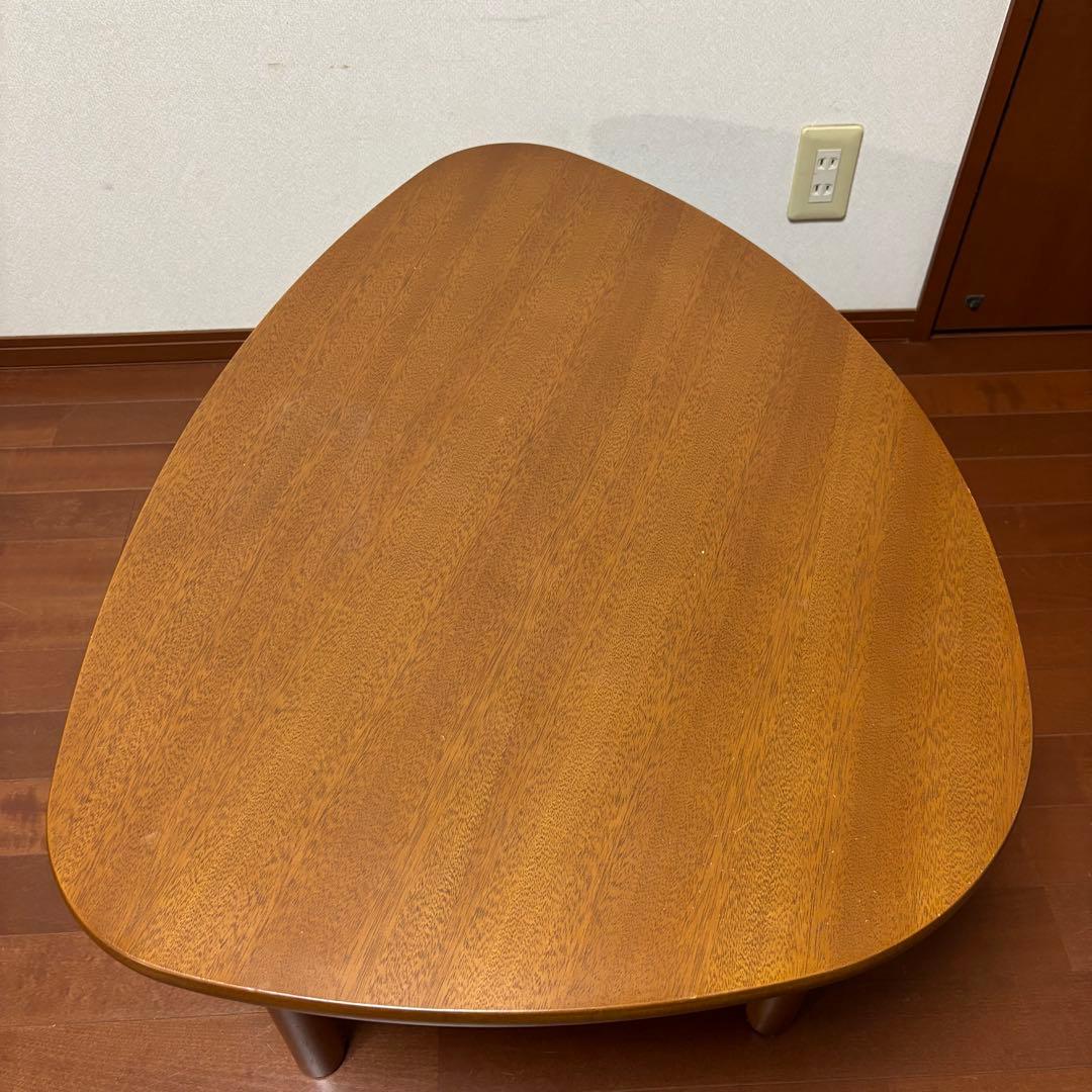【訳あり品】【ウィドゥスタイル】センターテーブル　卵形