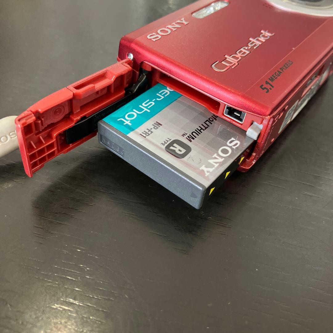 SONY Cyber-shot DSC-P100 レッド　箱付　コンデジ