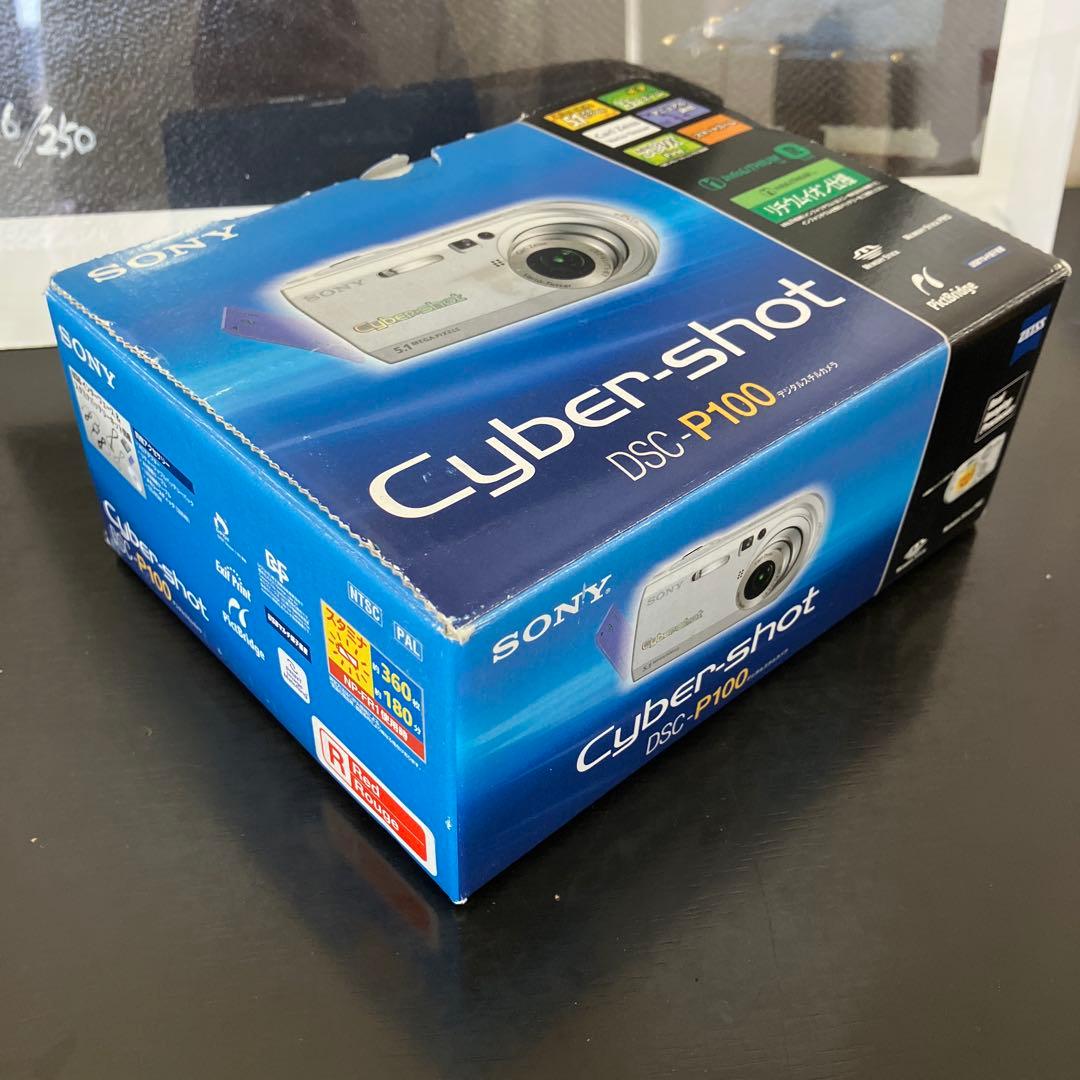 SONY Cyber-shot DSC-P100 レッド　箱付　コンデジ