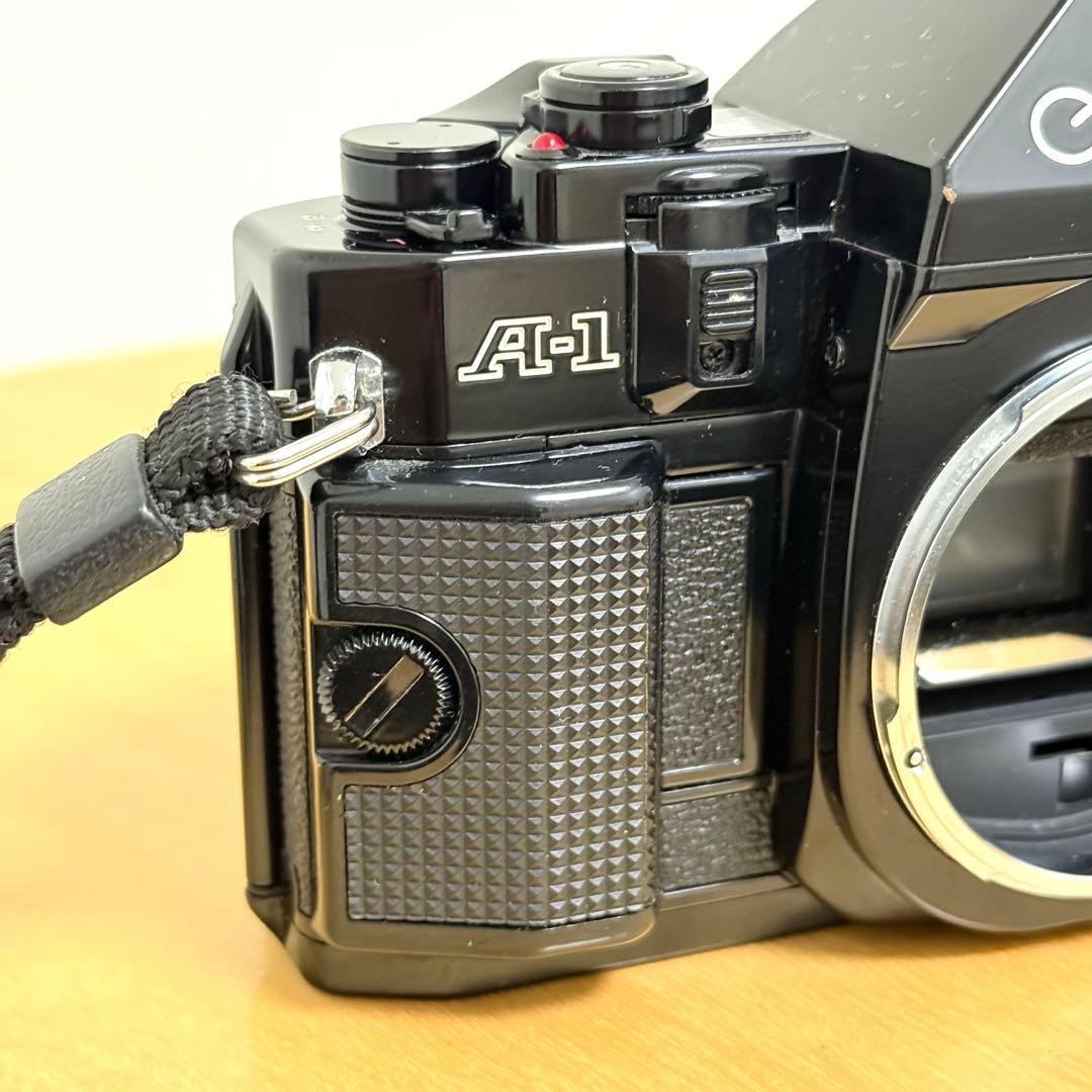 Canon A-1 ブラックボディ MFフィルム一眼レフカメラ