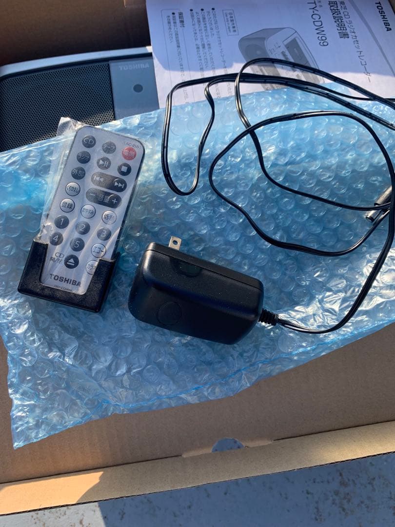 美品　TOSHIBA TY-CDW99 CDラジオカセットデッキ 説明書 箱入り