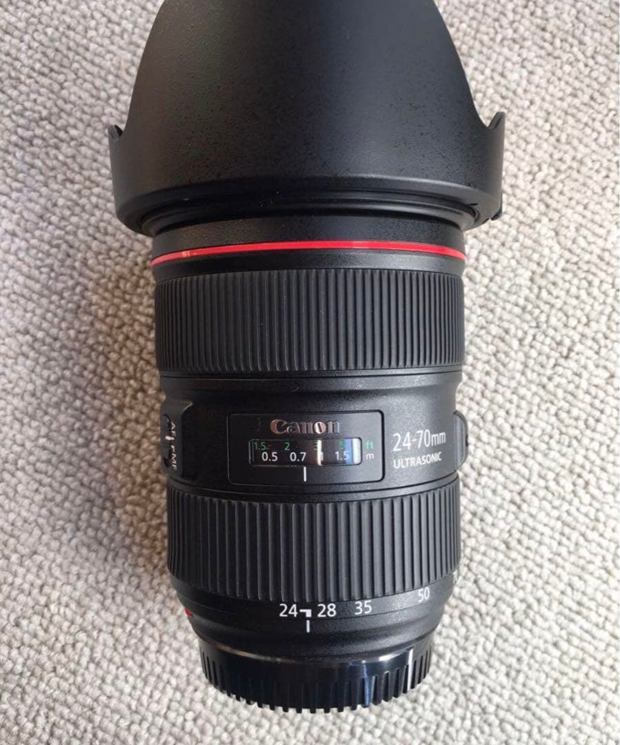 【極美品】Canon EF24-70mm F2.8L II USMレンズ 完動品