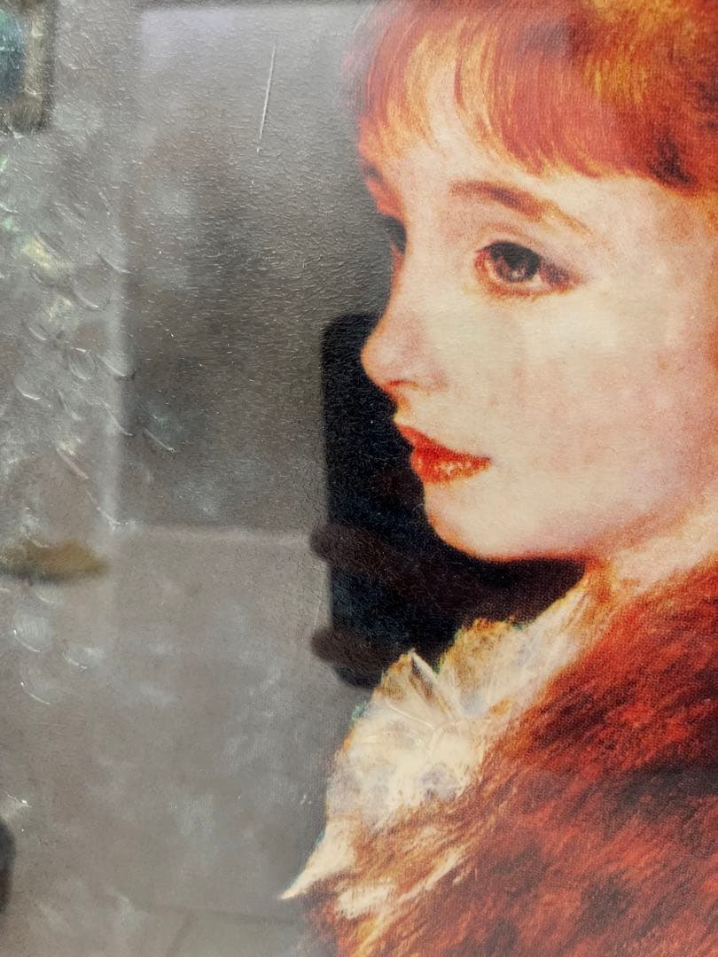 絵画　ルノワール　複製画　イレーヌ・カーン・ダンヴェール嬢の肖像
