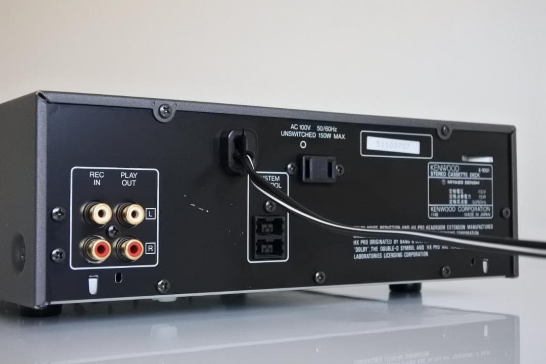 ■KENWOOD X-1001 カセットデッキ　正常動作品■