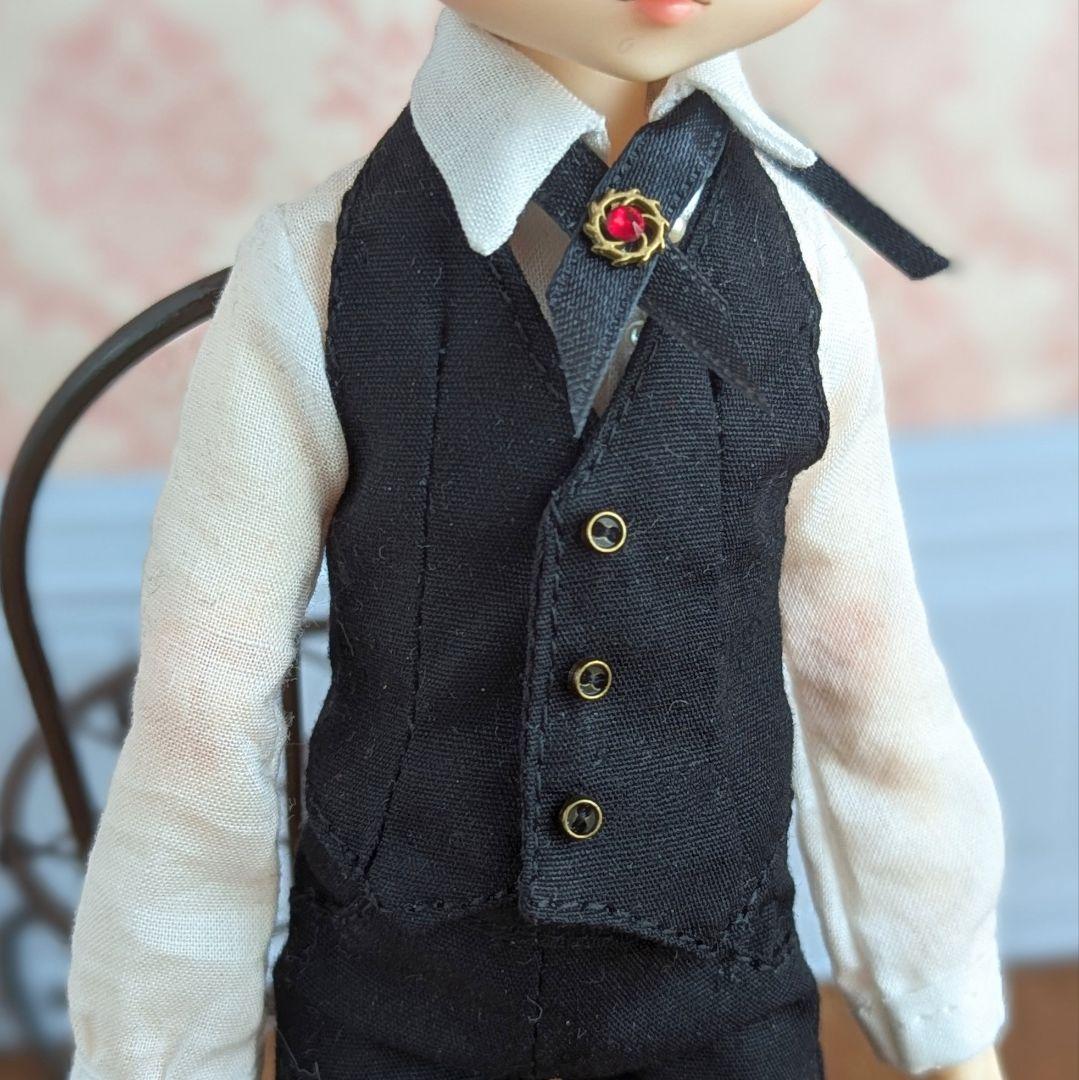 さとやん様ご予約品※ハルモニアブルーム※黒のカマーベストとパンツ、シャツのセット