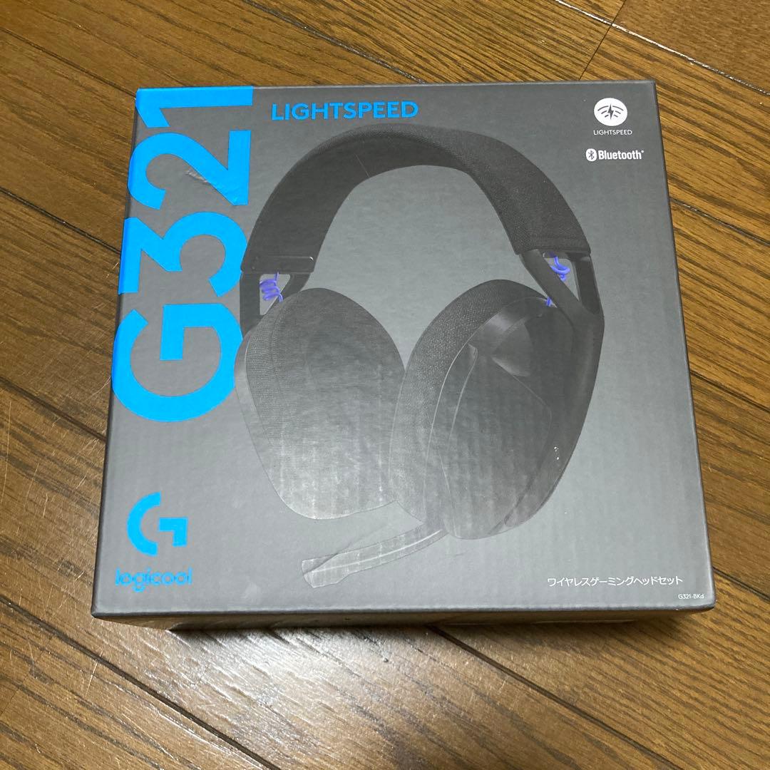 【美品】ワイヤレスゲーミングヘッドセット ブラック/グレー